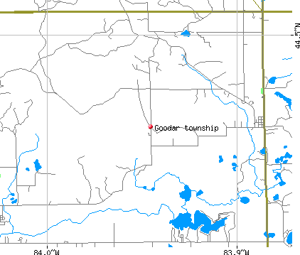 Goodar township, MI map