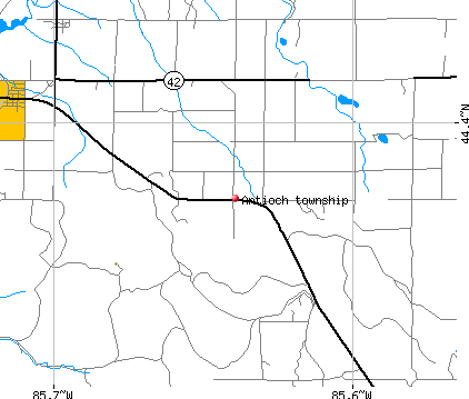 Antioch township, MI map