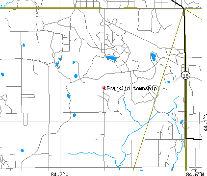 Franklin township, MI map