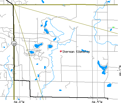 Sherman township, MI map