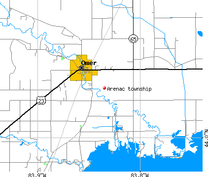 Arenac township, MI map