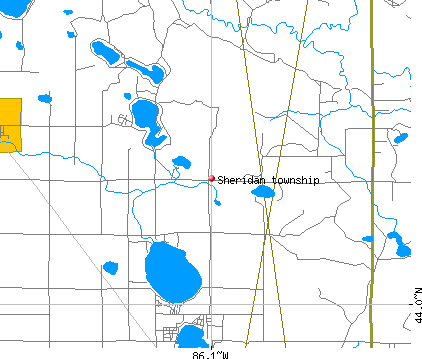 Sheridan township, MI map