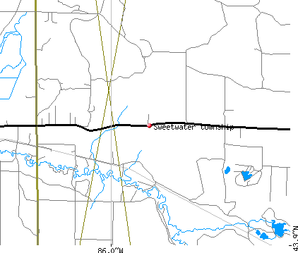 Sweetwater township, MI map
