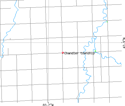 Chandler township, MI map