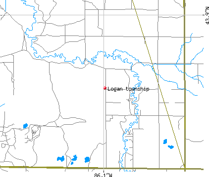 Logan township, MI map