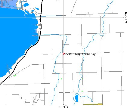 McKinley township, MI map