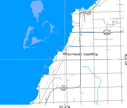 Fairhaven township, MI map