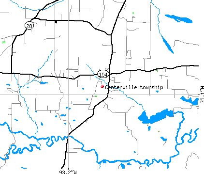 Centerville township, AR map