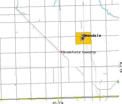 Brookfield township, MI map