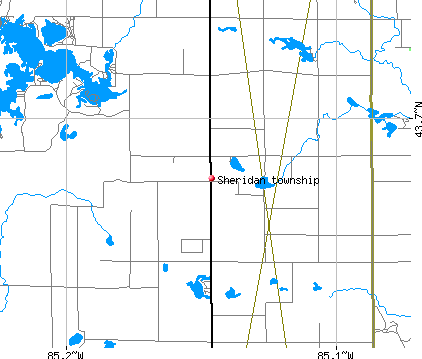 Sheridan township, MI map
