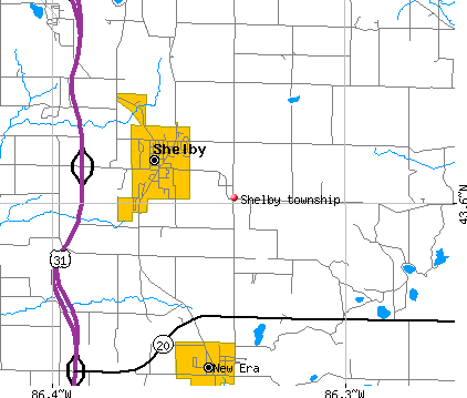 shelby township zip code