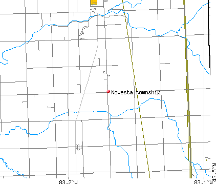Novesta township, MI map