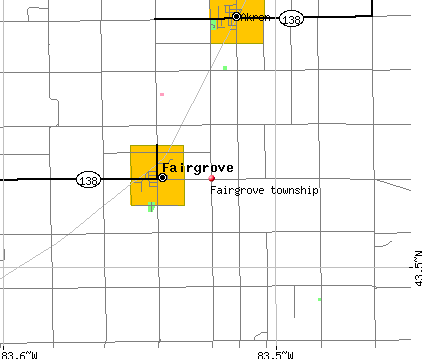 Fairgrove township, MI map