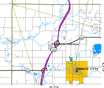 Reynolds township, MI map