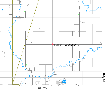 Sumner township, MI map