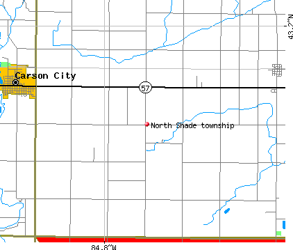 North Shade township, MI map
