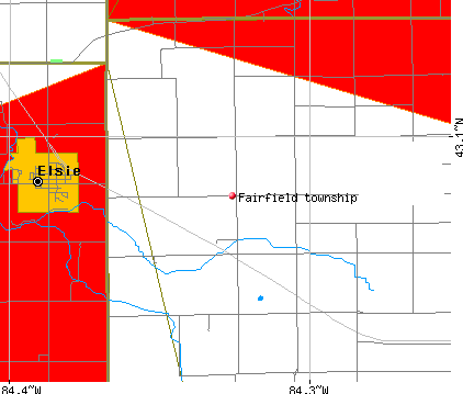 Fairfield township, MI map