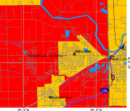 Georgetown township, MI map