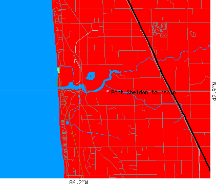 Port Sheldon township, MI map