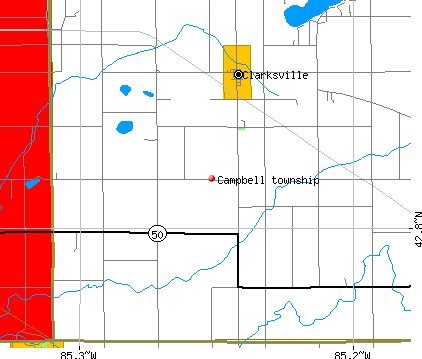 Campbell township, MI map