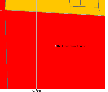 Williamstown township, MI map