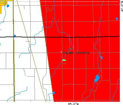 Kalamo township, MI map