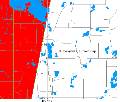 Orangeville township, MI map