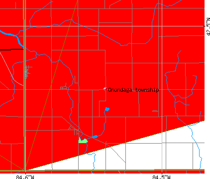 Onondaga township, MI map