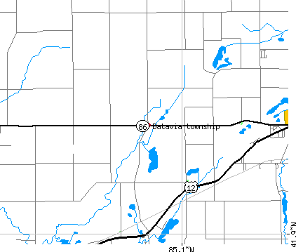 Batavia township, MI map