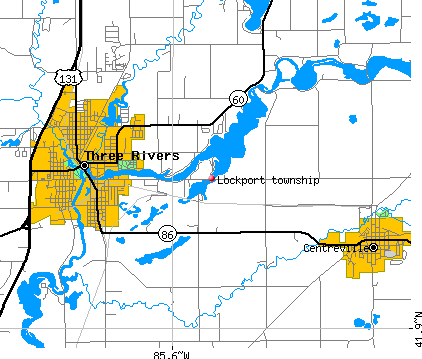 Lockport township, MI map