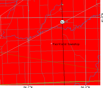 Fairfield township, MI map