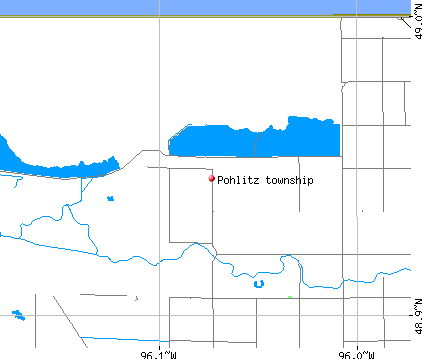 Pohlitz township, MN map