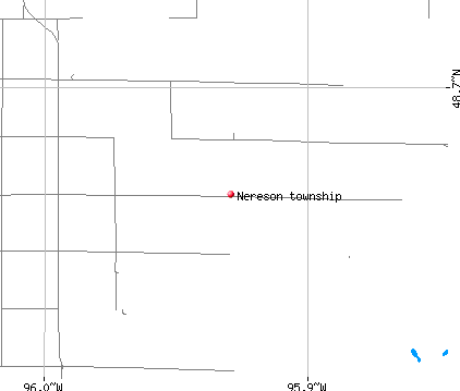 Nereson township, MN map