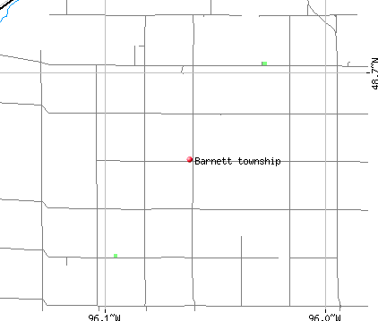Barnett township, MN map