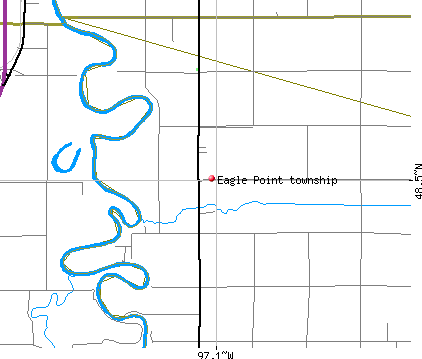 Eagle Point township, MN map