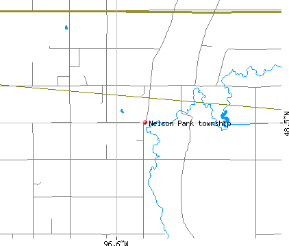 Nelson Park township, MN map