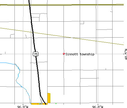 Sinnott township, MN map