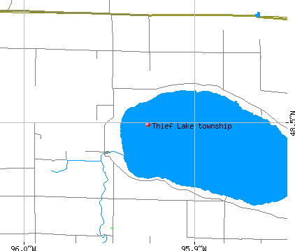 Thief Lake township, MN map