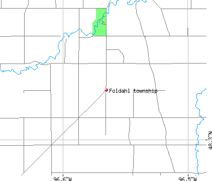 Foldahl township, MN map