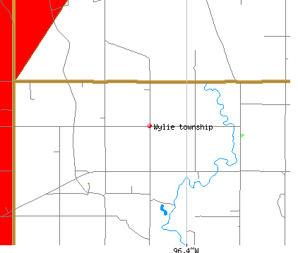 Wylie township, MN map