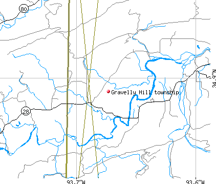 Gravelly Hill township, AR map