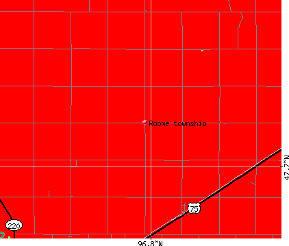 Roome township, MN map