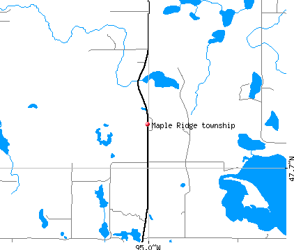 Maple Ridge township, MN map