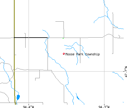 Moose Park township, MN map