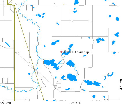 Buzzle township, MN map