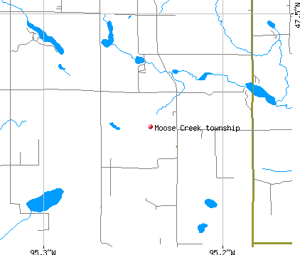 Moose Creek township, MN map
