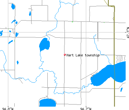 Hart Lake township, MN map
