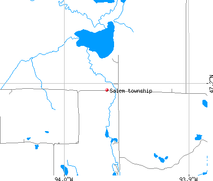 Salem township, MN map