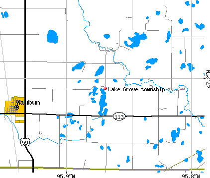 Lake Grove township, MN map