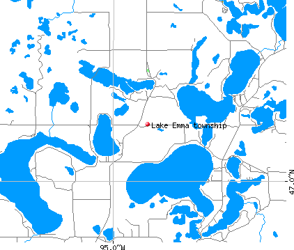 Lake Emma township, MN map